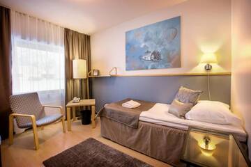 Фото номера Стандартный одноместный номер Отель Gustavelund Hotel г. Туусула 8